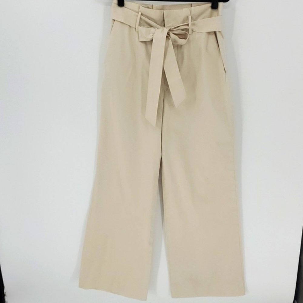 ANTONIO MELANI, tan wide leg, high waist pants 14
